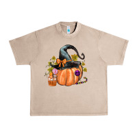 French Oak Kids Pumpkin with Halloween Urban Heavy Tee - texasbilliewilder