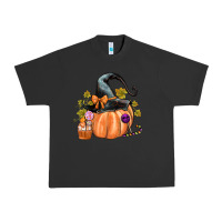 Pigment Black Kids Pumpkin with Halloween Urban Heavy Tee - texasbilliewilder