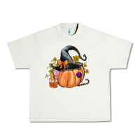Pistachio Kids Pumpkin with Halloween Urban Heavy Tee - texasbilliewilder