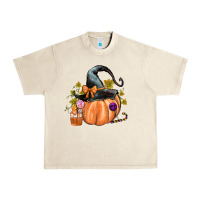Kids Pumpkin With Halloween Urban Heavy Tee | Teevron