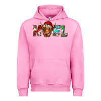 Fuchsia Pink noel highland cow Urban Hoodie - Jasminsmagicworld