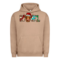 Pigment Burro noel highland cow Urban Hoodie - Jasminsmagicworld
