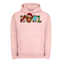 Pigment Salmon noel highland cow Urban Hoodie - Jasminsmagicworld