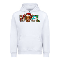 White noel highland cow Urban Hoodie - Jasminsmagicworld