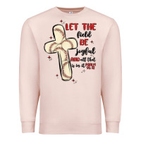 Pale Pink baseball Premium Sweatshirt - MaliasSmallBusiness
