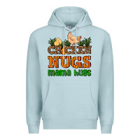 Blue Mist chicken nugs mama hugs Premium Hoodie - AdoDesignShop