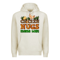 Oatmeal Heather chicken nugs mama hugs Premium Hoodie - AdoDesignShop