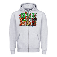 Lets Get Lit With Christmas Zipper Hoodie | Teevron