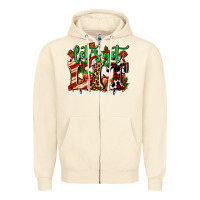 Sandshell lets get lit with Christmas Zipper Hoodie - AdoDesignShop