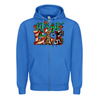 True Royal lets get lit with Christmas Zipper Hoodie - AdoDesignShop