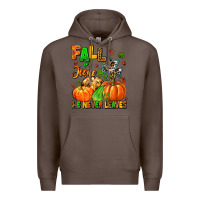 Coffee fall for jesus he never leaves Premium Hoodie - MaliasSmallBusiness