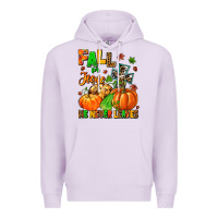 Lilac fall for jesus he never leaves Premium Hoodie - MaliasSmallBusiness