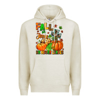 Oatmeal Heather fall for jesus he never leaves Premium Hoodie - MaliasSmallBusiness