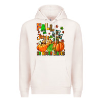 Pale Pink fall for jesus he never leaves Premium Hoodie - MaliasSmallBusiness