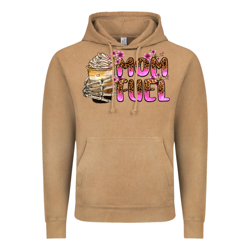Mom Fuel Vintage Hoodie by Zillion Design Studio | Teevron