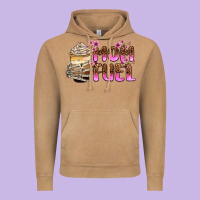 Mom Fuel Vintage Hoodie Designed By Zillion Design Studio