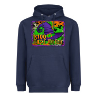 Navy Witch's Hat 100 That Witch Heavyweight Hoodie - Jasminsmagicworld