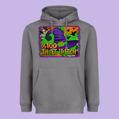 Witch's Hat 100 That Witch Heavyweight Hoodie Designed By Jasminsmagicworld
