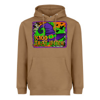 Toasted Coconut Witch's Hat 100 That Witch Heavyweight Hoodie - Jasminsmagicworld