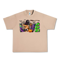 Burro Love Halloween Cow Urban Heavy Tee - texasbilliewilder