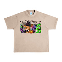 Love Halloween Cow Urban Heavy Tee | Teevron