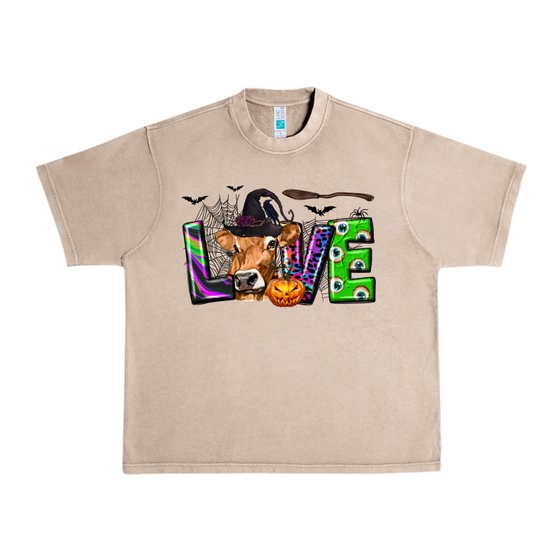 Love Halloween Cow Urban Heavy Tee by texasbilliewilder | Teevron