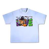Grape Ice Love Halloween Cow Urban Heavy Tee - texasbilliewilder