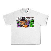 Lunar Rock Love Halloween Cow Urban Heavy Tee - texasbilliewilder