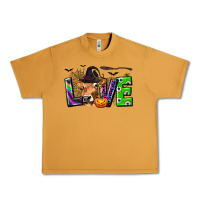 Peanut Butter Love Halloween Cow Urban Heavy Tee - texasbilliewilder