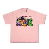 Salmon Love Halloween Cow Urban Heavy Tee - texasbilliewilder
