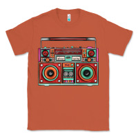 Copper Boombox Classic Tee - FaDigitalArtStudio