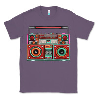 Lavender Boombox Classic Tee - FaDigitalArtStudio