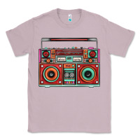 Lilac Boombox Classic Tee - FaDigitalArtStudio