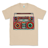 Mushroom Boombox Classic Tee - FaDigitalArtStudio
