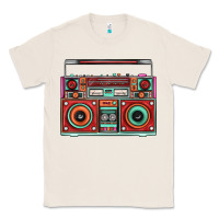 Natural Boombox Classic Tee - FaDigitalArtStudio