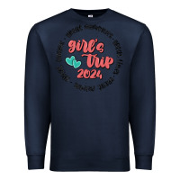 Navy girls trip Premium Sweatshirt - MaliasSmallBusiness