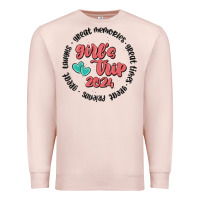 Pale Pink girls trip Premium Sweatshirt - MaliasSmallBusiness