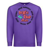 Purple girls trip Premium Sweatshirt - MaliasSmallBusiness