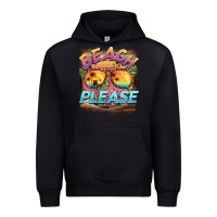 Black becach please Urban Hoodie - BarkalooDesign