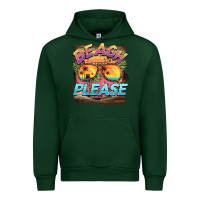 Forest Green becach please Urban Hoodie - BarkalooDesign