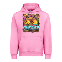Fuchsia Pink becach please Urban Hoodie - BarkalooDesign