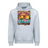 Heather Grey becach please Urban Hoodie - BarkalooDesign