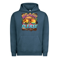 Pigment Midnight Navy becach please Urban Hoodie - BarkalooDesign