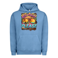 Pigment Pebble Blue becach please Urban Hoodie - BarkalooDesign