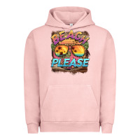 Pigment Salmon becach please Urban Hoodie - BarkalooDesign