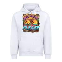 White becach please Urban Hoodie - BarkalooDesign