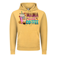 Vintage Mustard mama needs coffee Vintage Hoodie - Zillion Design Studio