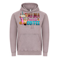 Vintage Zinc mama needs coffee Vintage Hoodie - Zillion Design Studio