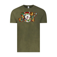 Husky Christmas Joy Vintage Tee | Teevron