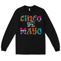 Black cinco de mayo Long Sleeve Tee - RacoonDesign
